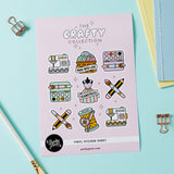 Crafty Collection Sticker Sheet A5