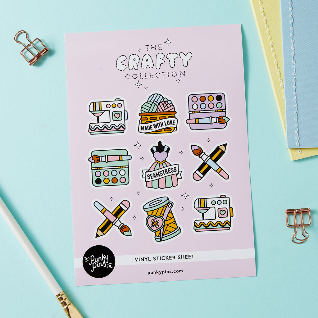 Crafty Collection Sticker Sheet A5