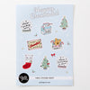 Happy Christmas Vinyl Sticker Sheet A5