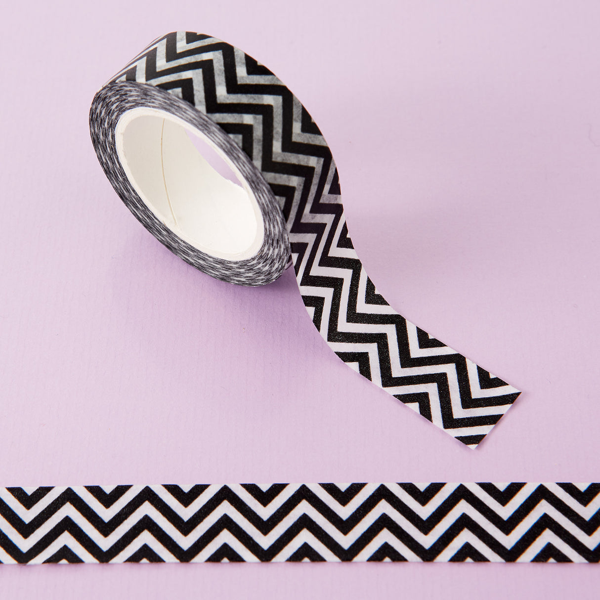 Black Zig Zag Washi Tape