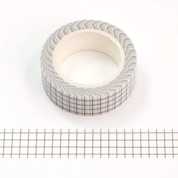 Black Plaid Washi Tape