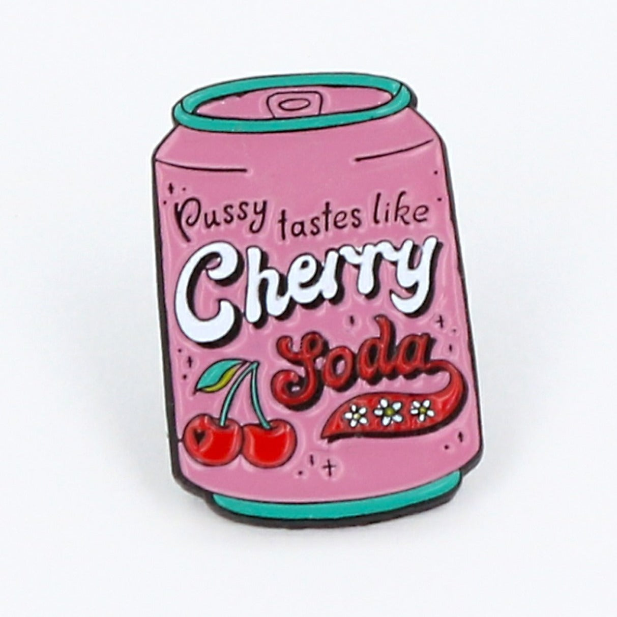 Cherry Soda Enamel Pin