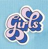 Girls Large Vinyl Sticker