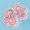 Girls Large Vinyl Sticker