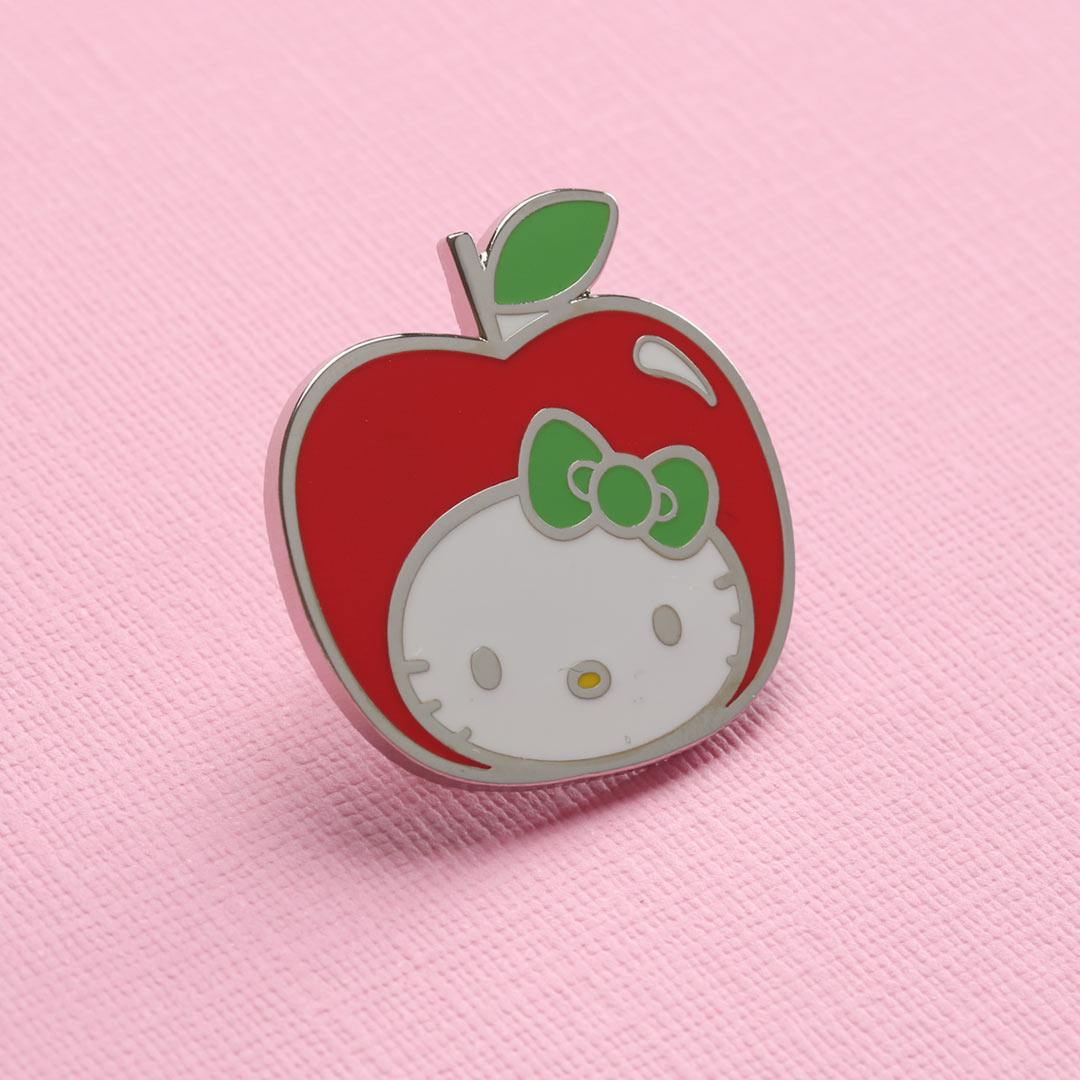 Hello Kitty Apple Head Enamel Pin