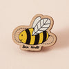 Punky Pins Bee Kind Wooden Eco Pin