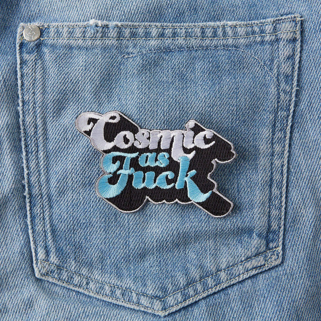Punky Pins Cosmic as Fuck Embroidered Iron On Patch