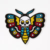 Punky Pins Death Head Moth Tattoo Inspired Vinyl Laptop Sticker