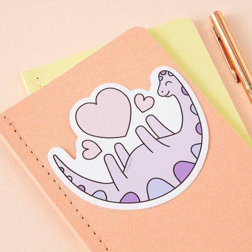 Punky Pins Dinosaur Love Large Vinyl Sticker