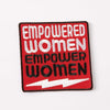 Punky Pins Empowered Women Embroidered Iron On Patch
