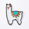 Punky Pins Fluffy Llama Embroidered Iron On Patch