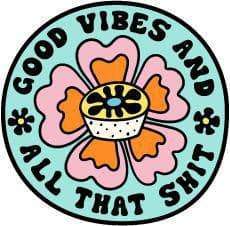 Punky Pins Good Vibes & All That Shit Enamel Pin