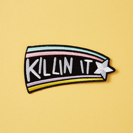 Punky Pins Killin It Iron-on Patch