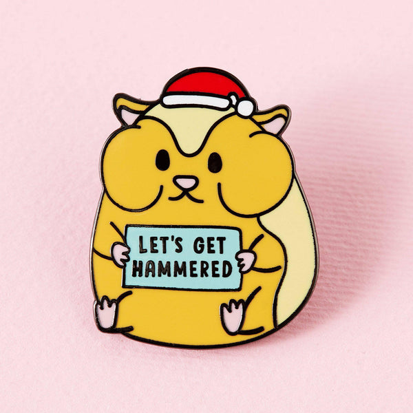 Punky Pins Let's Get Hammered Enamel Pin