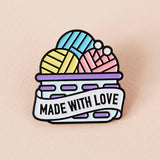 Punky Pins Made With Love Basket Enamel Pin