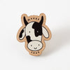 Punky Pins Moo-re Love Cow Wooden Eco Pin