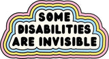 Punky Pins Some Disabilities Are Invisible Enamel Pin