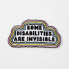 Punky Pins Some Disabilities Are Invisible Iron-on Patch