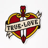 Punky Pins True Love Tattoo Inspired Vinyl Laptop Sticker