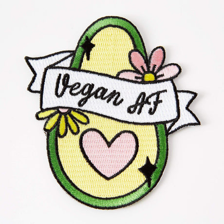 Punky Pins Vegan AF Avo Iron On Patch