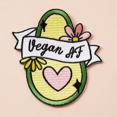 Punky Pins Vegan AF Avo Iron On Patch