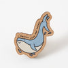 Punky Pins Whale Love Wooden Eco Pin