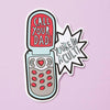 punkypins Call Your Dad! You`re In a Cult! Vinyl Laptop Sticker