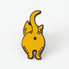 punkypins Ginger Cat Bum Enamel Pin