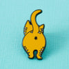 punkypins Ginger Cat Bum Enamel Pin